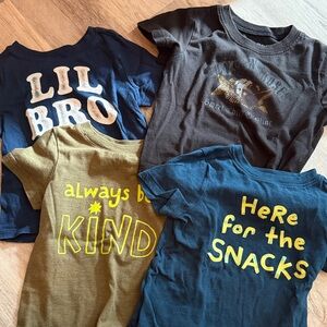 Toddler boys Graphic T-Shirts Set (4)